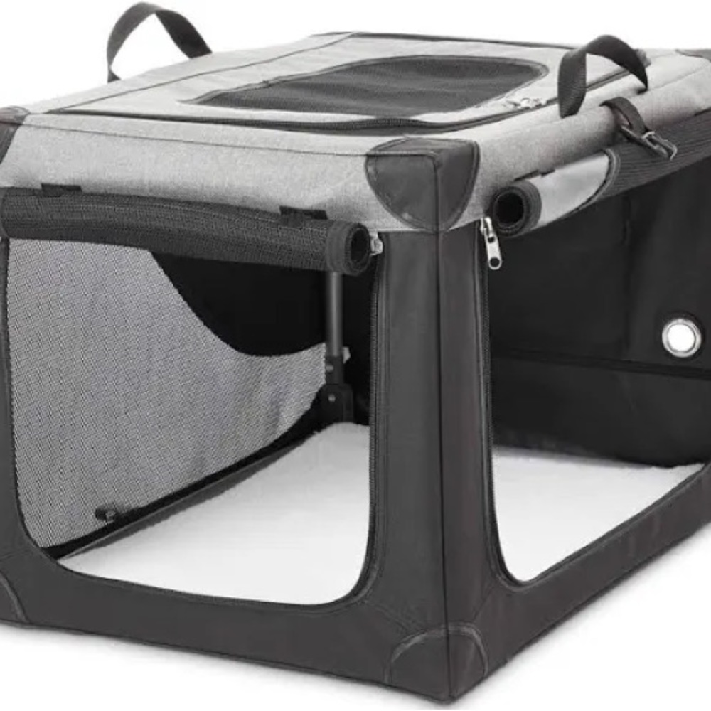 Slightly used canvas crate